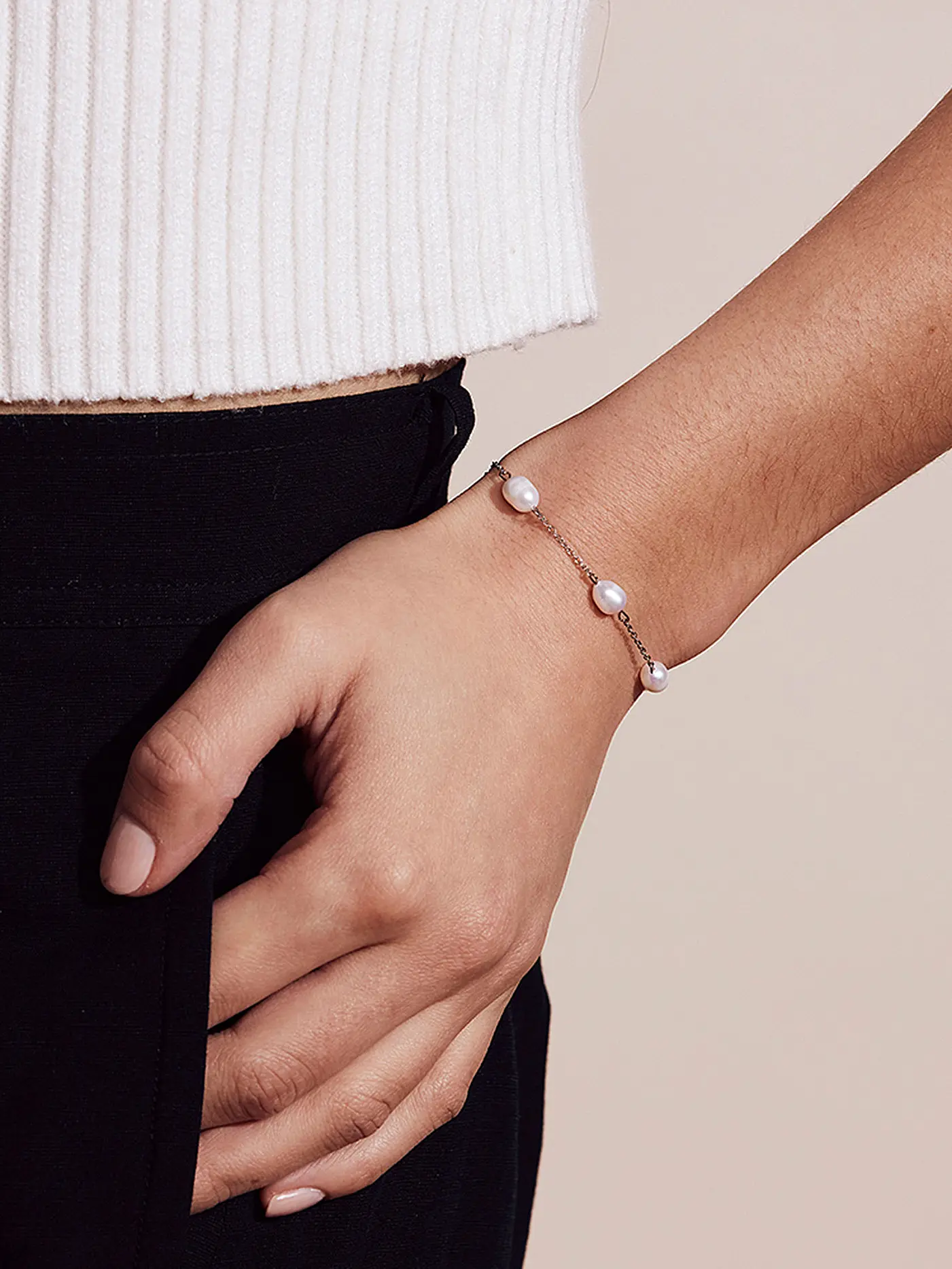EDBLAD | Armband PERLA MULTI Gold | silber